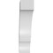 Ekena Millwork 6-in. W x 20-in. D x 26-in. H Balboa Architectural Grade PVC Knee Brace BRCP06X20X26BOA - alternate 6